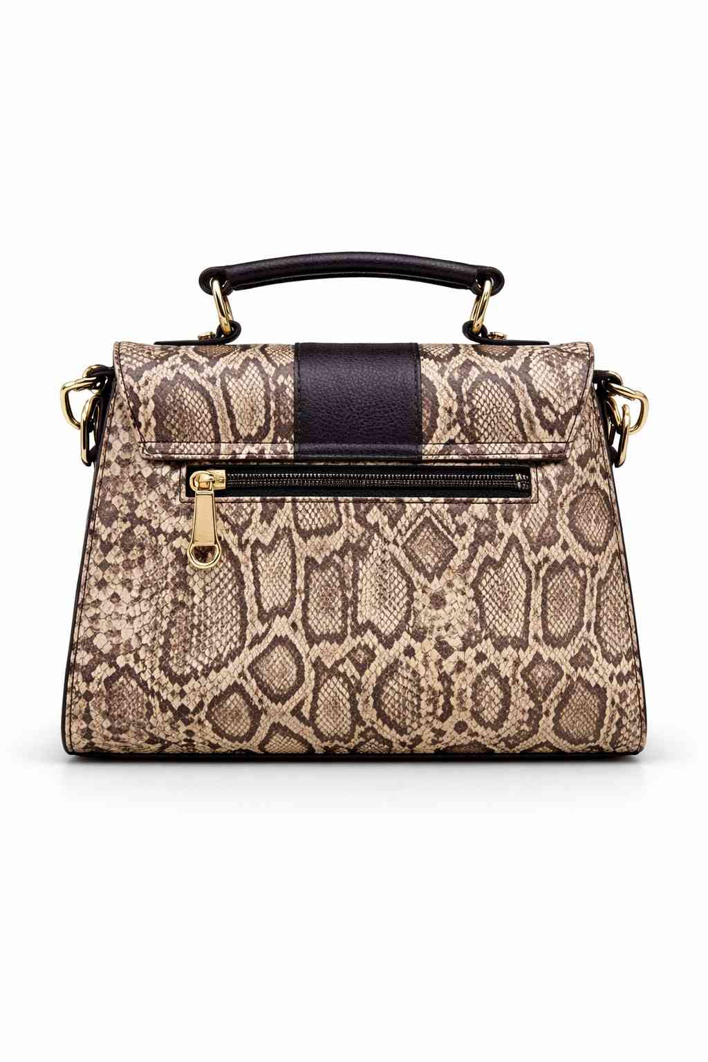 Chic Serpent Blue Handbag