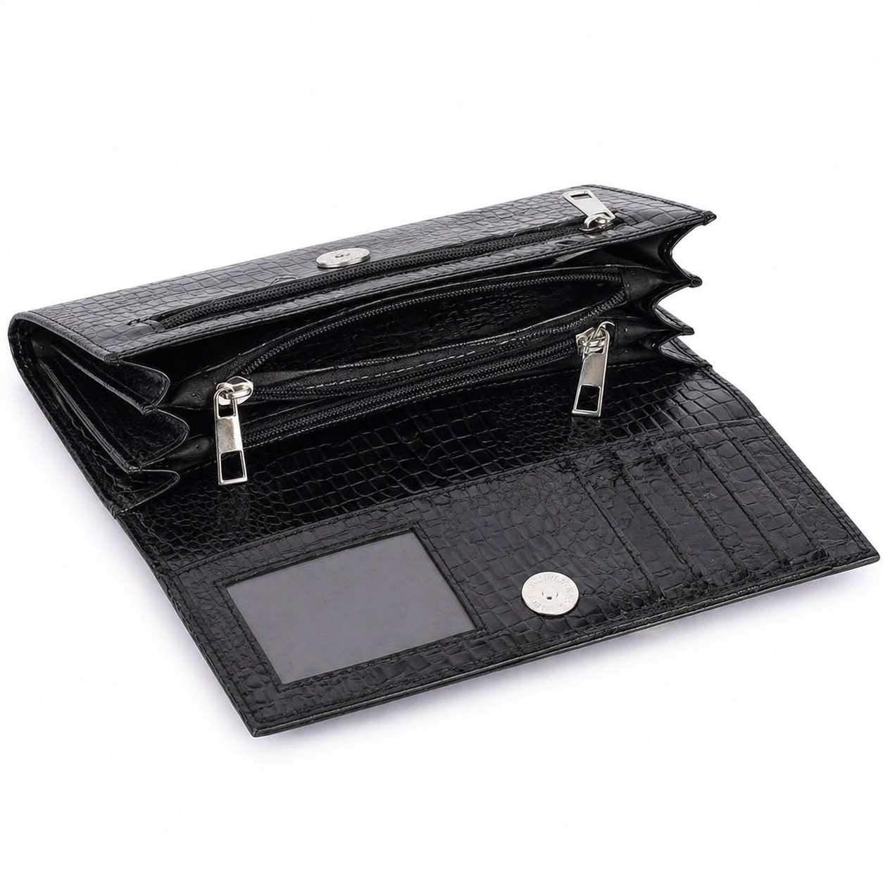 Premium Croc Pattern Leather Clutch for Women