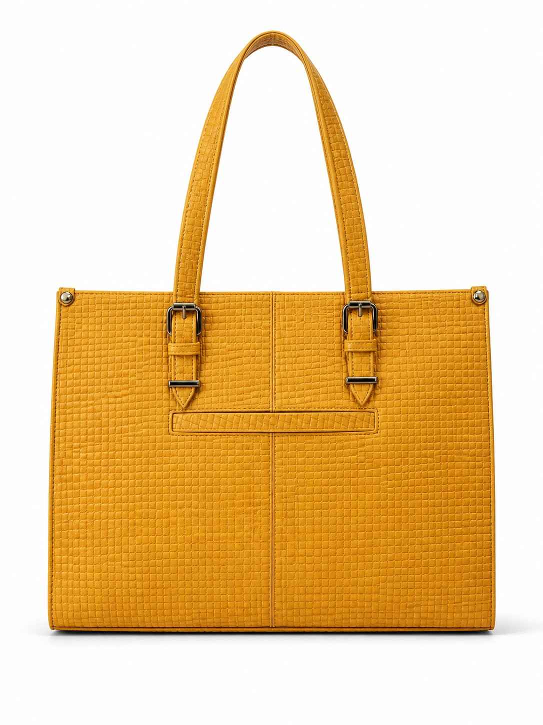 ALW Elegance Executive Leather Handbag - Textured Tote for Women