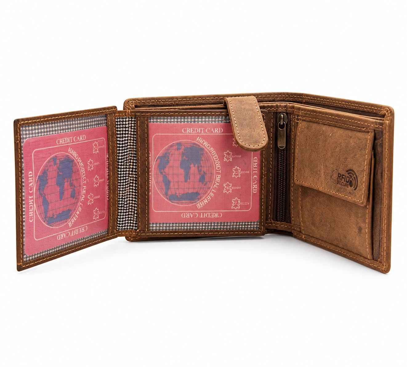 W.WILD Leather Wallet — Truck Engraved | RFID Safe | Limited Edition