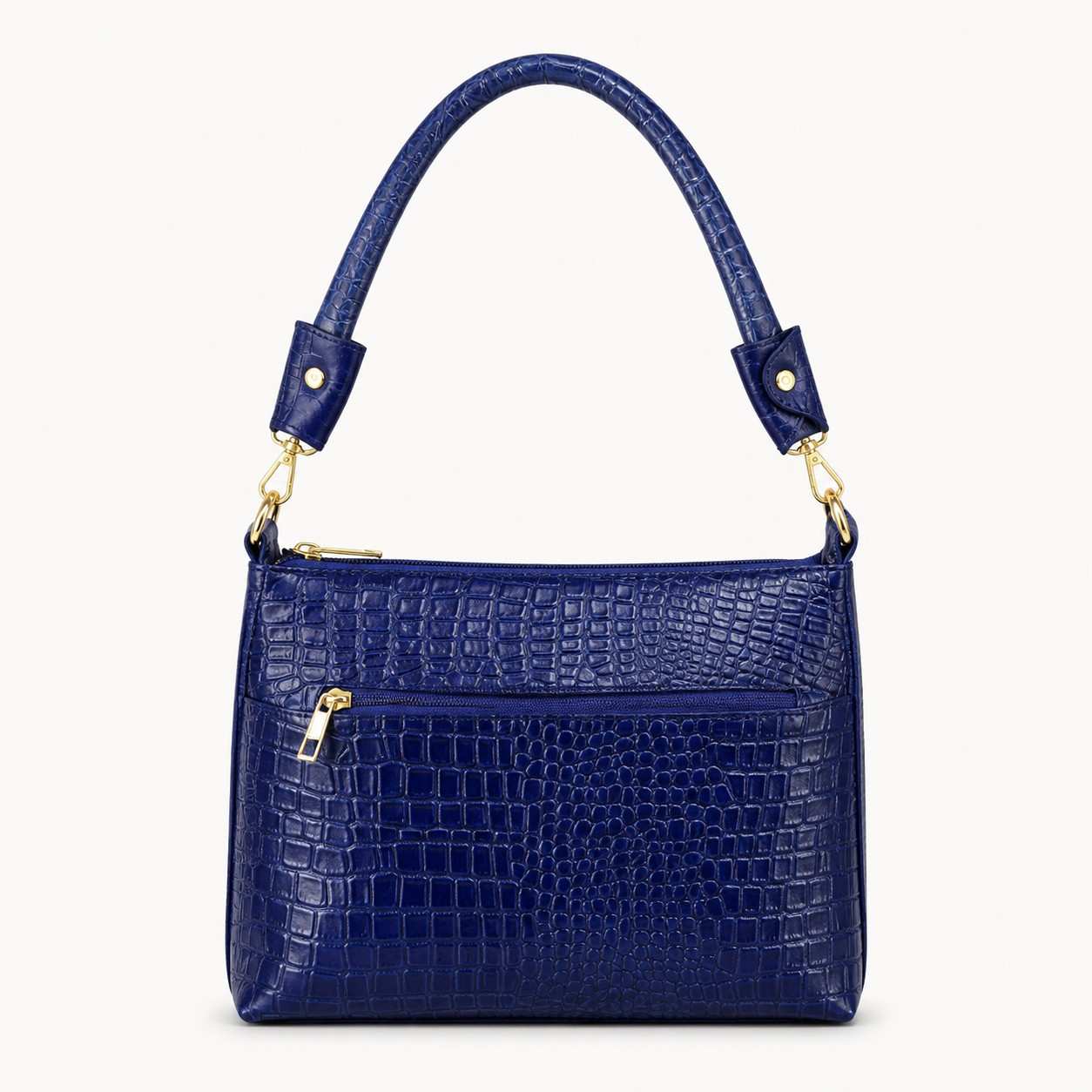 ALW Croco Collection - Textured Leather Multi-Way Shoulder Bag