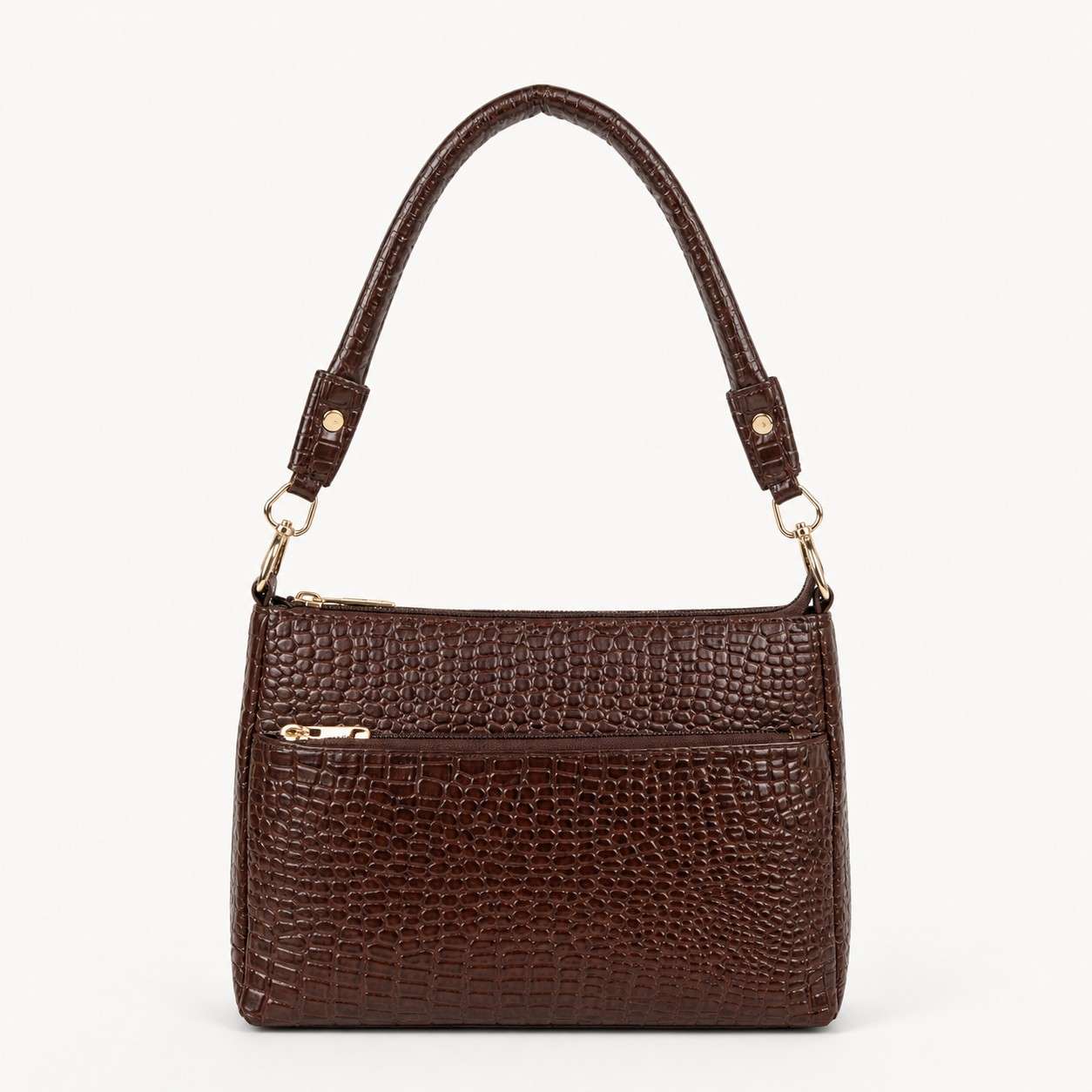 ALW Croco Collection - Textured Leather Multi-Way Shoulder Bag