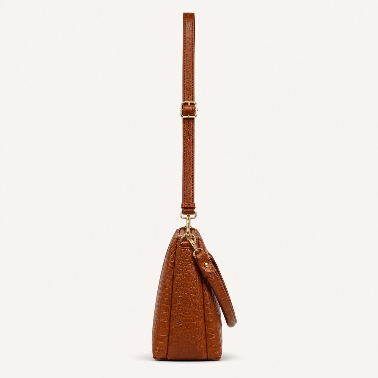 ALW Croco Collection - Textured Leather Multi-Way Shoulder Bag