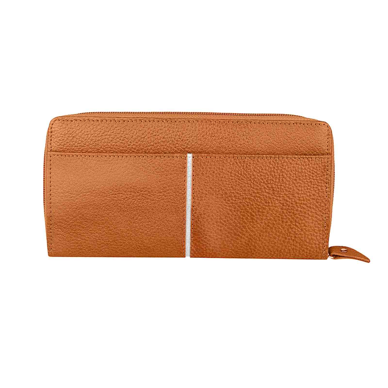 Ladis Leather Clutch, Long Wallet | Card Organiser