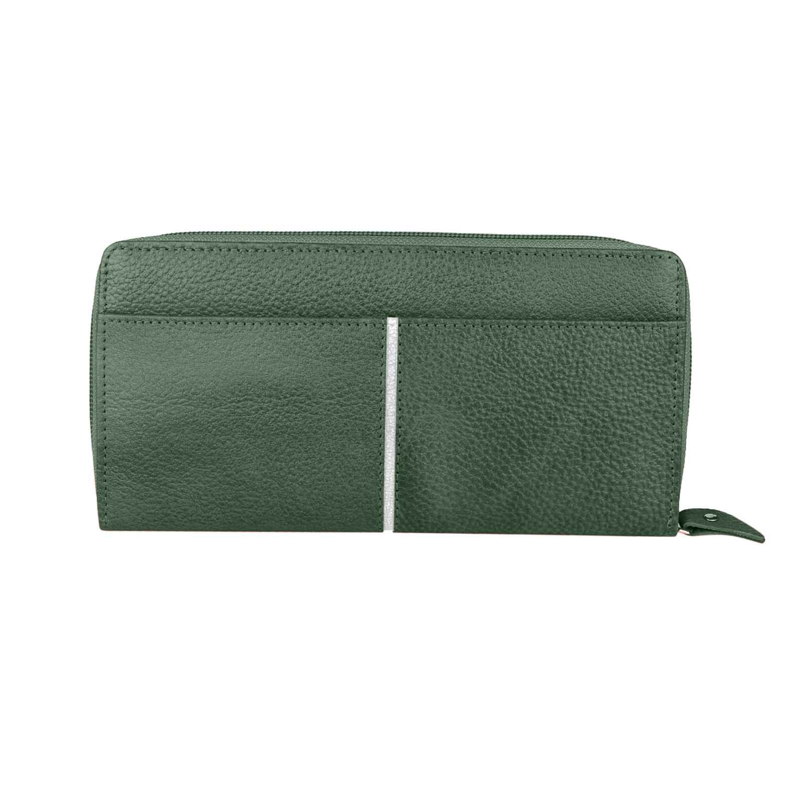 Ladis Leather Clutch, Long Wallet | Card Organiser