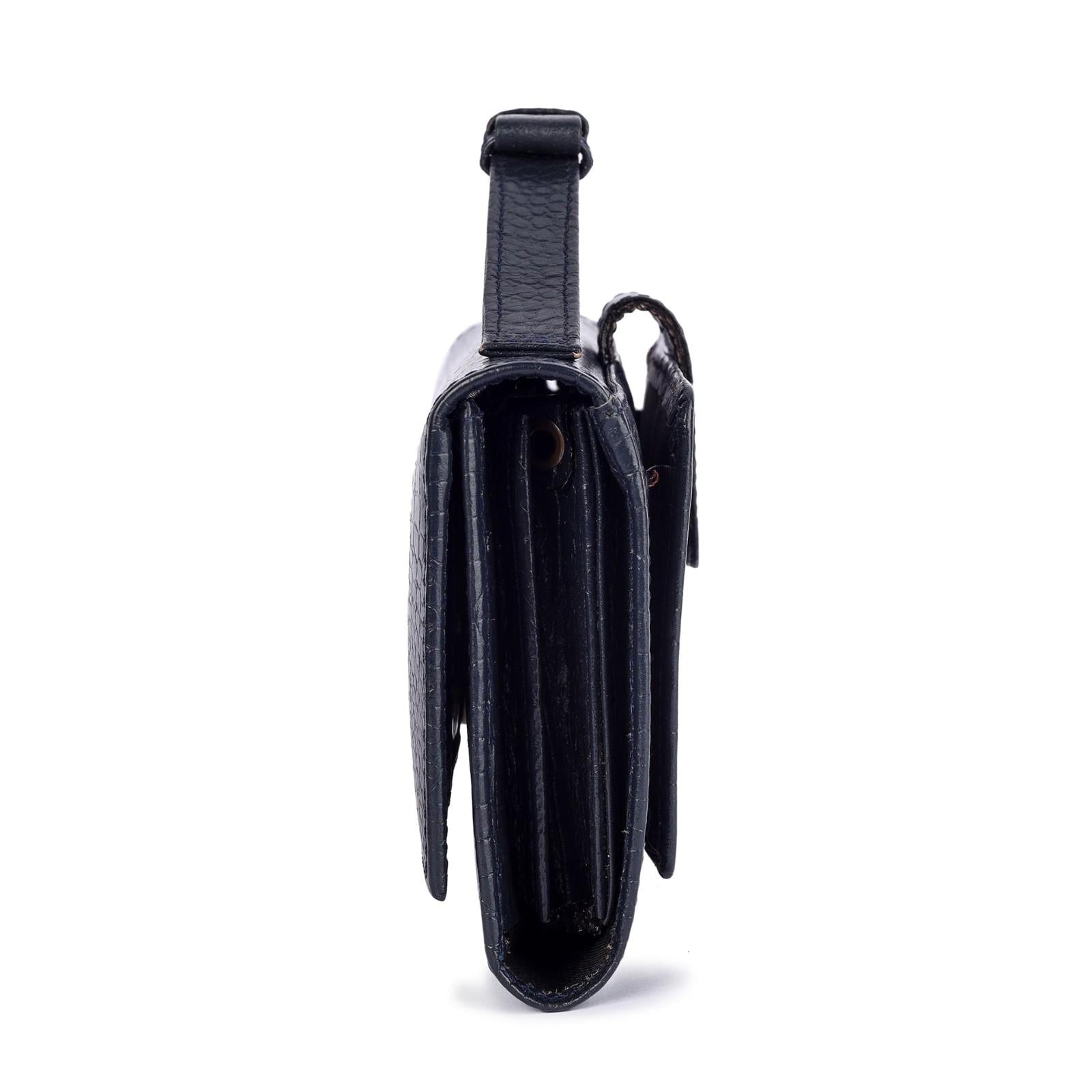 Premium Croc Pattern Leather Clutch for Women