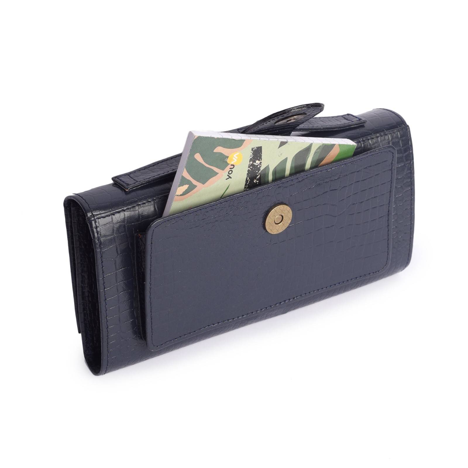 Premium Croc Pattern Leather Clutch for Women
