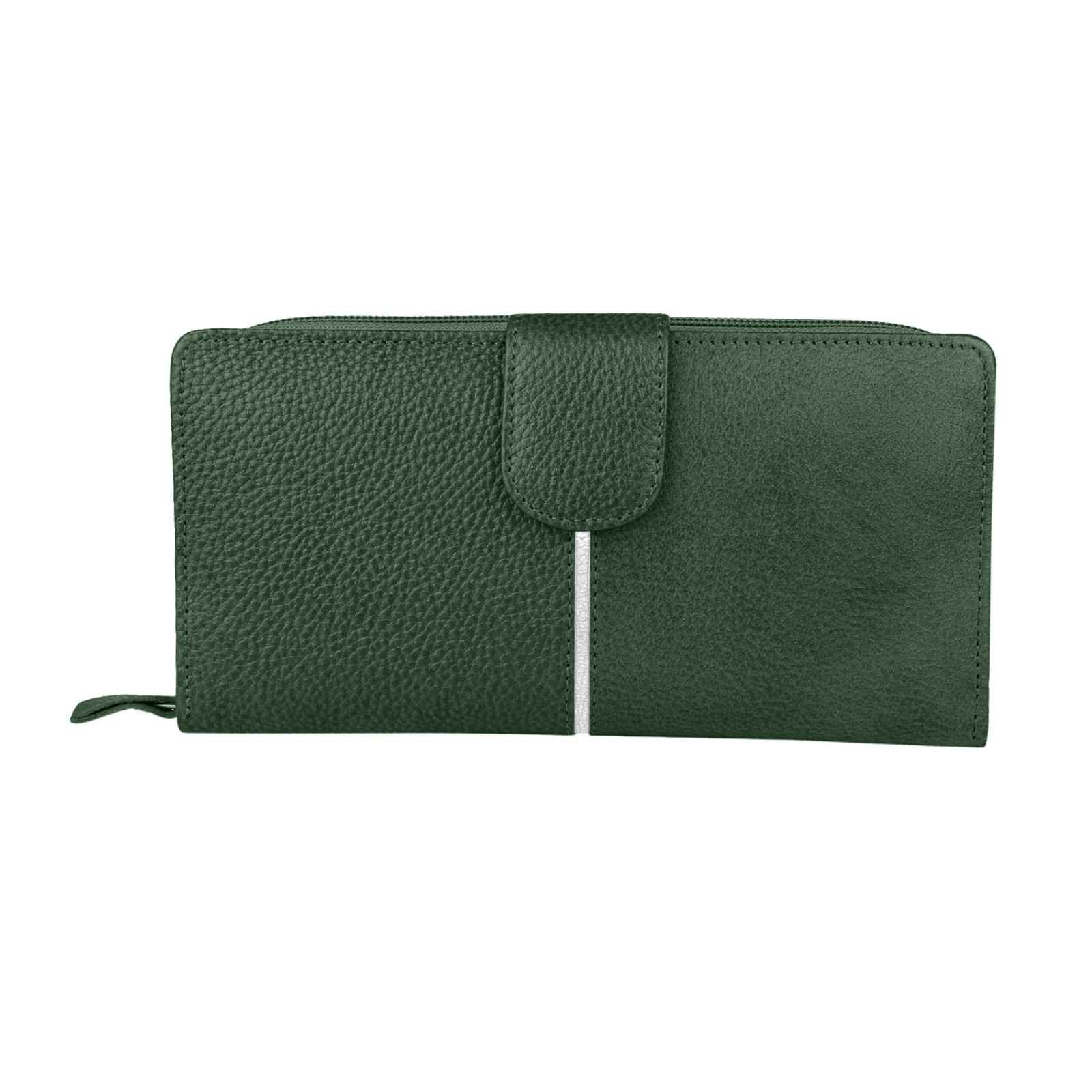 Ladis Leather Clutch, Long Wallet | Card Organiser