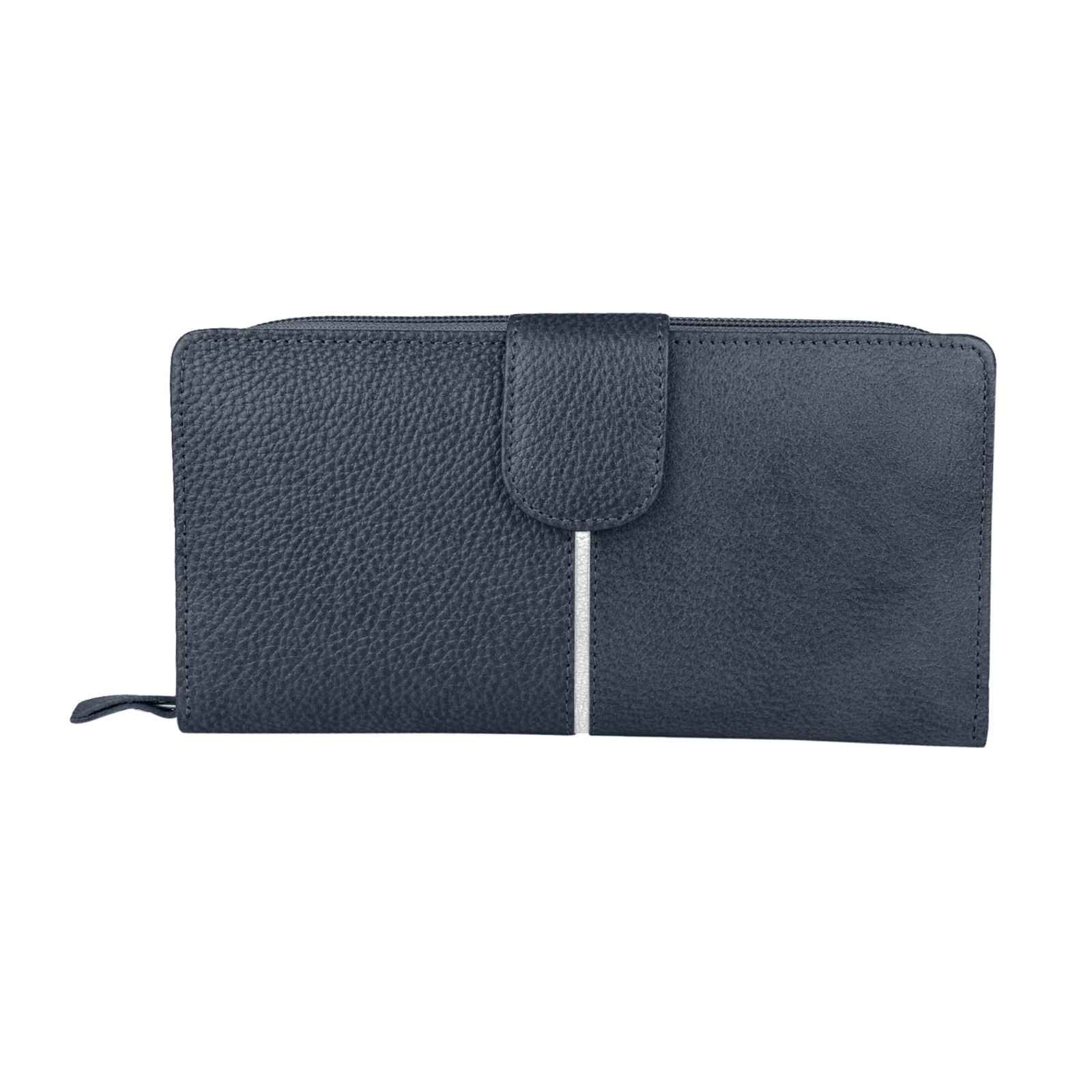 Ladis Leather Clutch, Long Wallet | Card Organiser