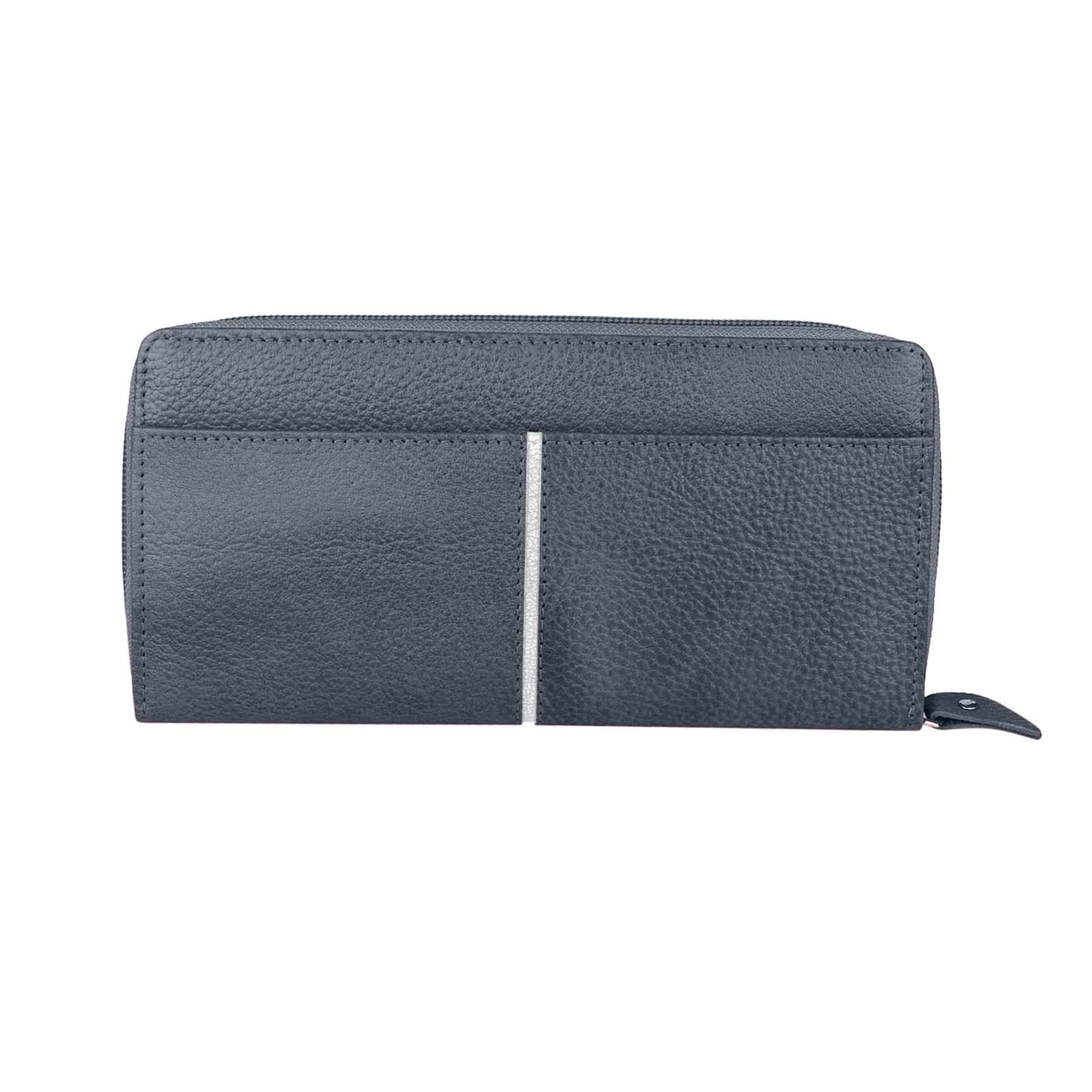 Ladis Leather Clutch, Long Wallet | Card Organiser