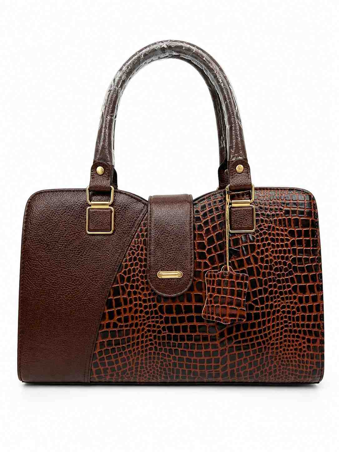 Ladies Leather Handbag Unique Design With Strap