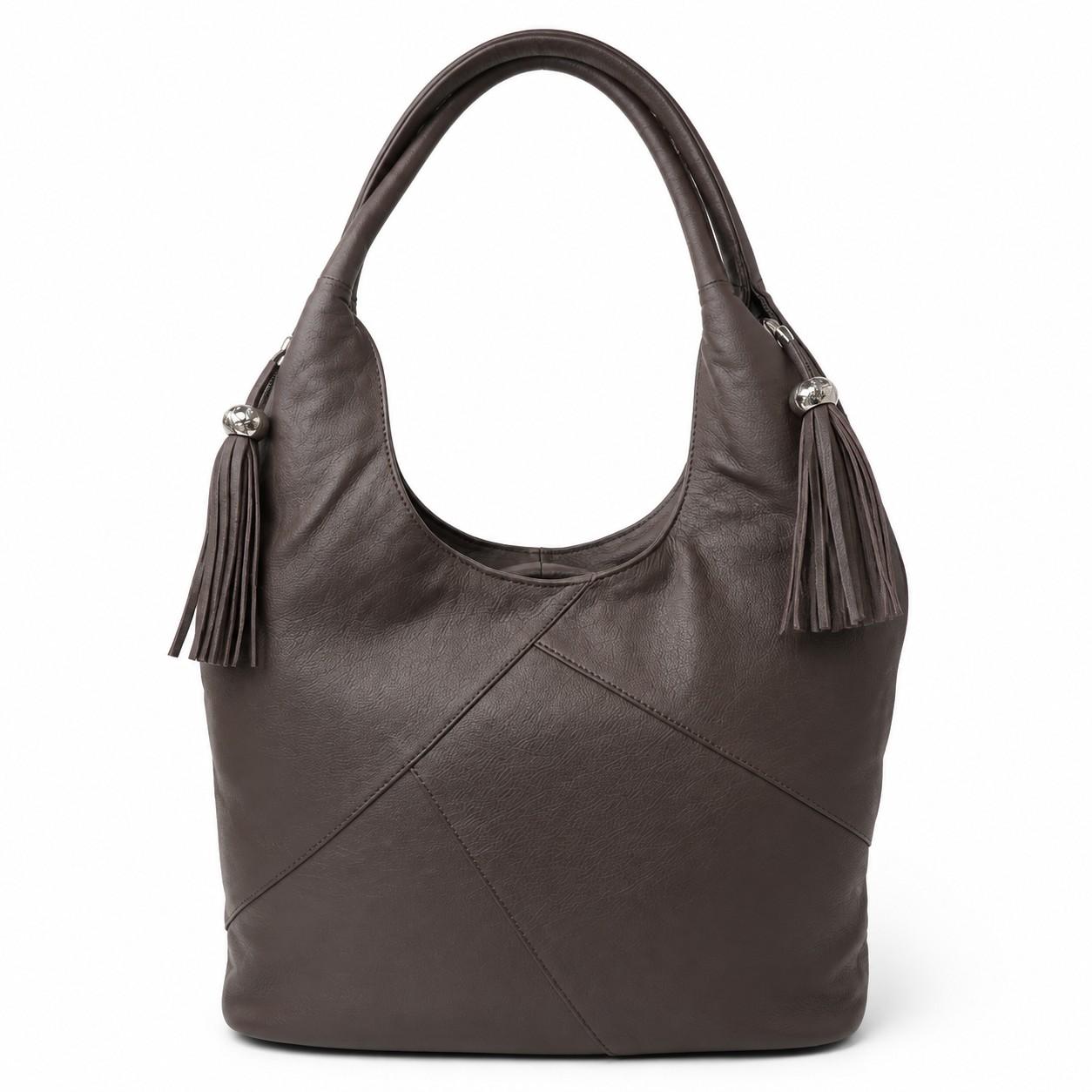 ALW Timeless Elegance Leather Hobo Bag - Amazing Shades