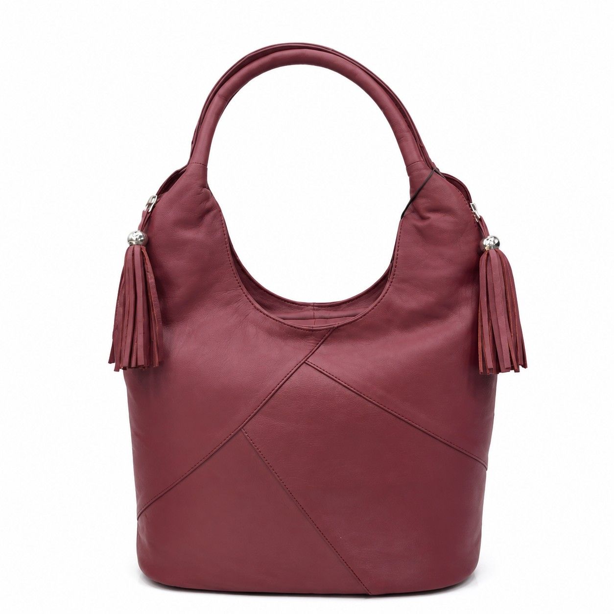 ALW Timeless Elegance Leather Hobo Bag - Amazing Shades