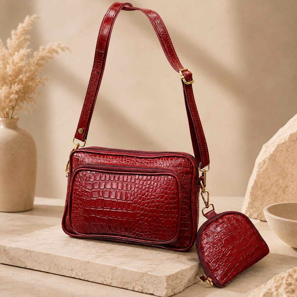 ALW Duo
Shoulder Bag with Mini Pouch