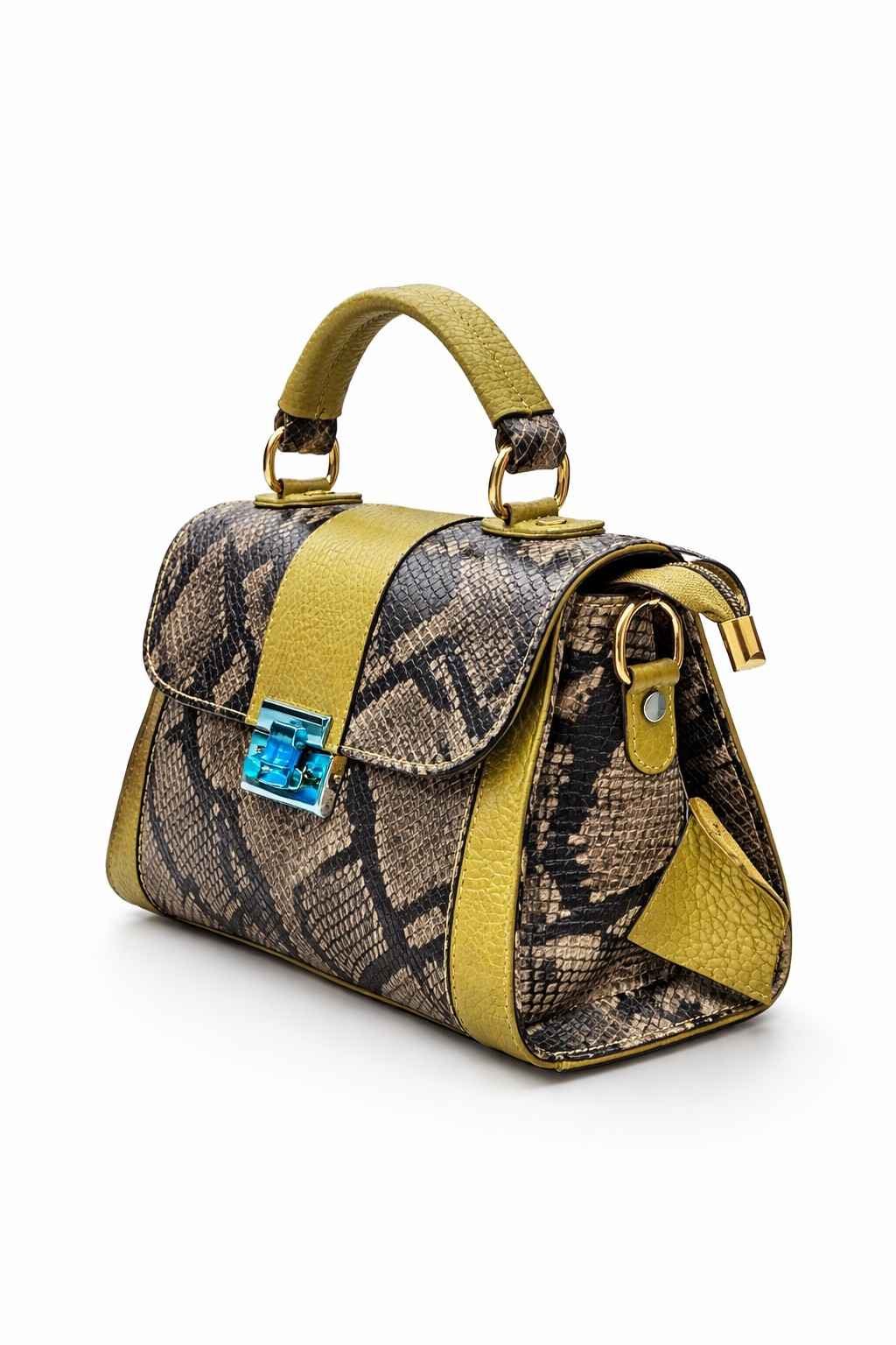 Chic Serpent Olive Handbag
