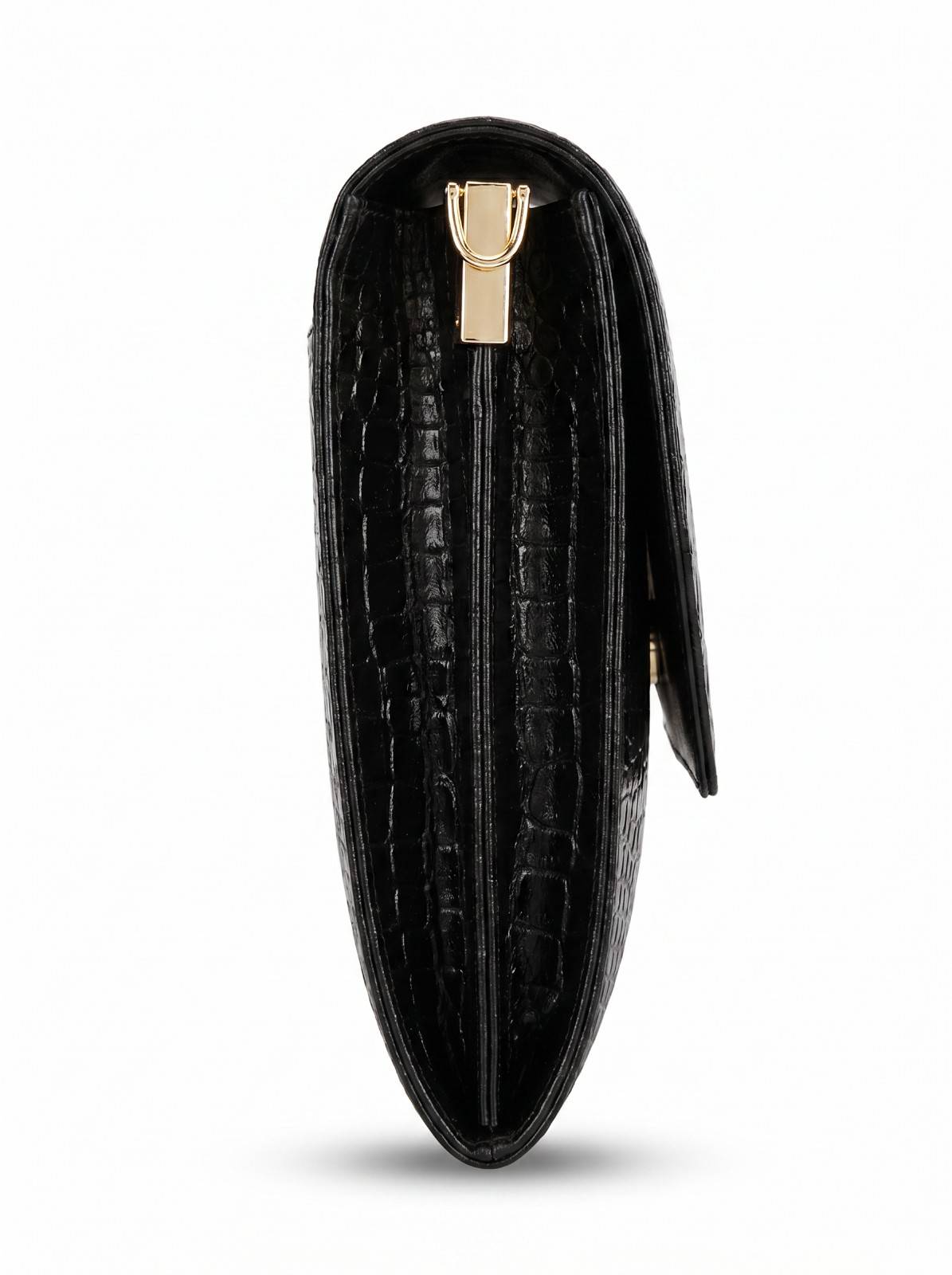 Luxe Croc-Embossed Leather Sling Bag