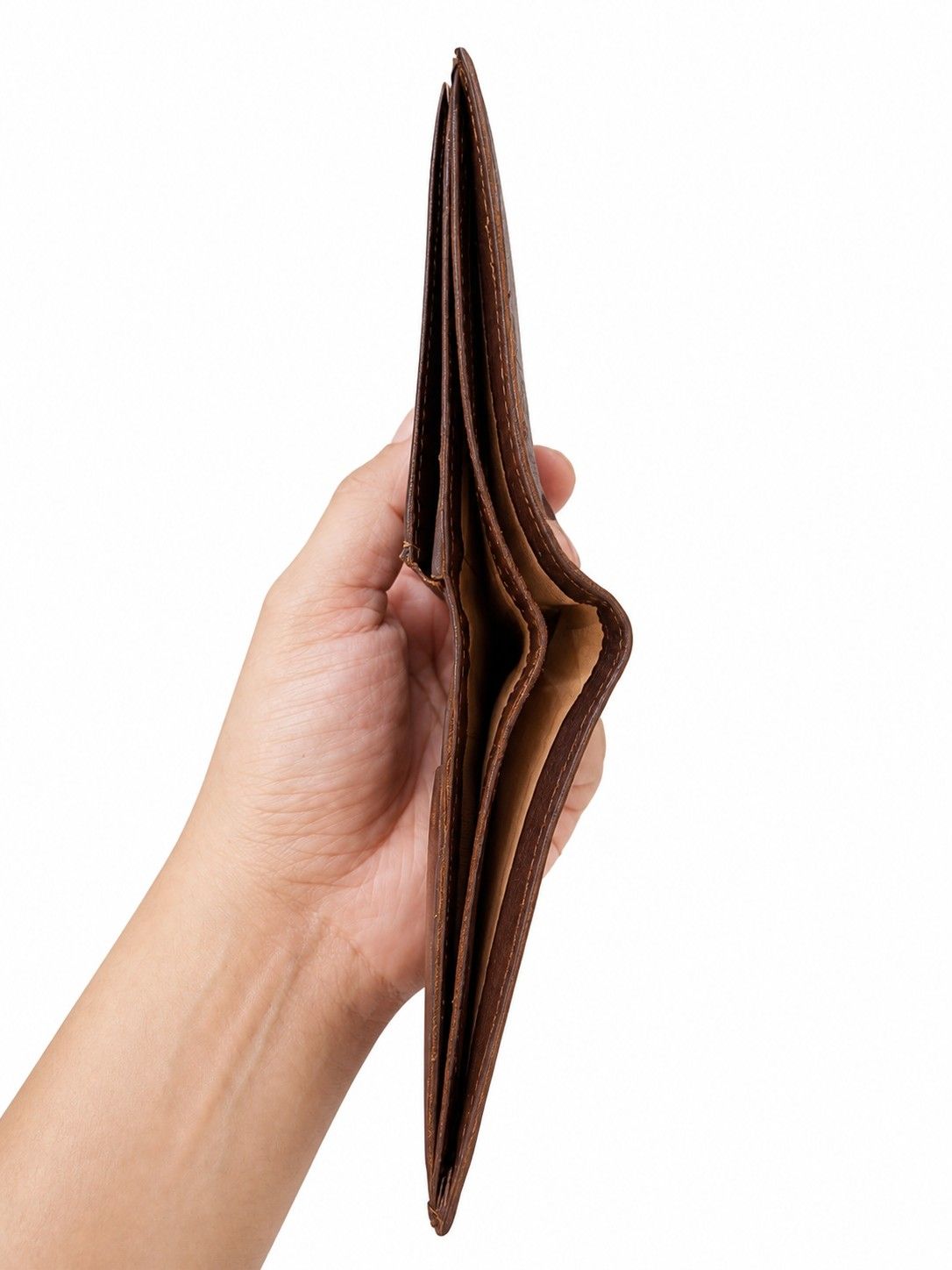 ALW Genuine Leather Wallet - Compact & Durable Bi-Fold Design