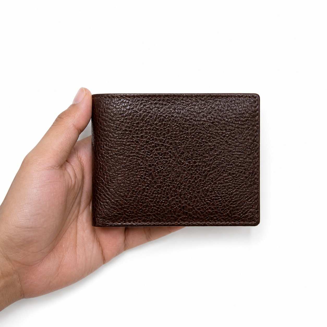 ALW Genuine Leather Wallet - Compact & Durable Bi-Fold Design