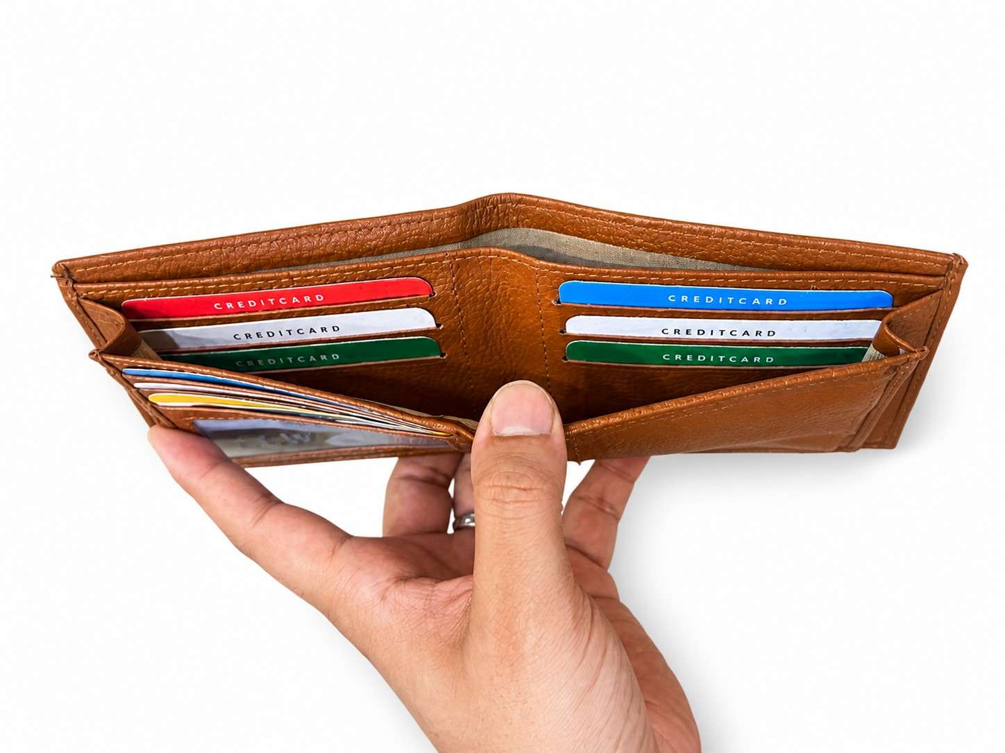 ALW Genuine Leather Wallet for Men | Bifold with Multiple Card Slots