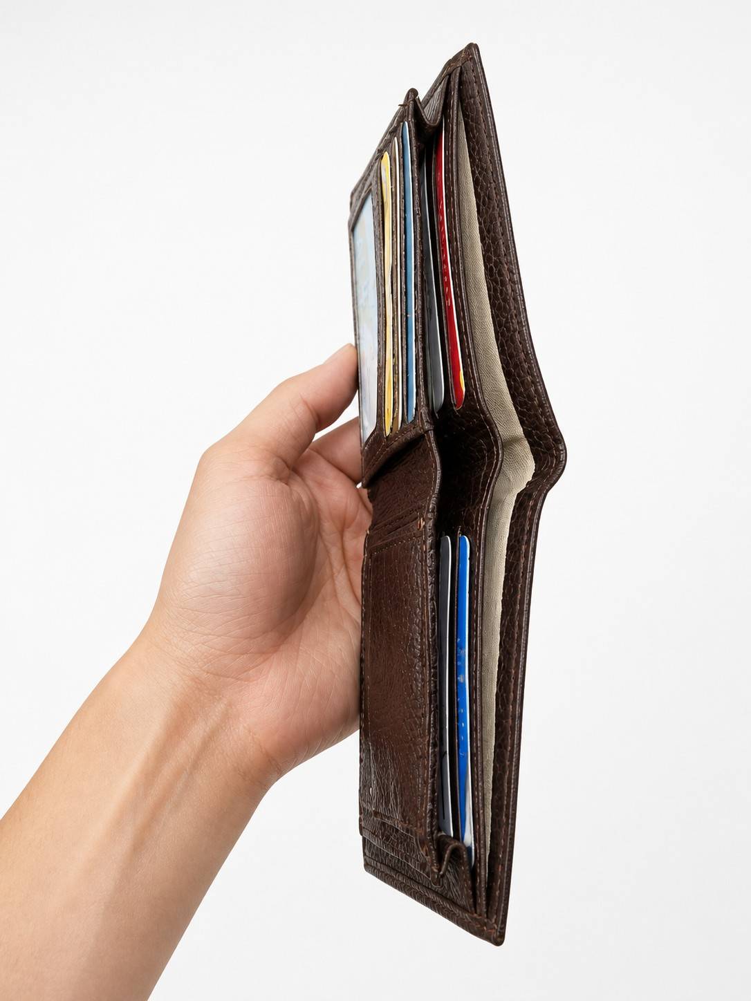 ALW Genuine Leather Wallet for Men | Bifold with Multiple Card Slots