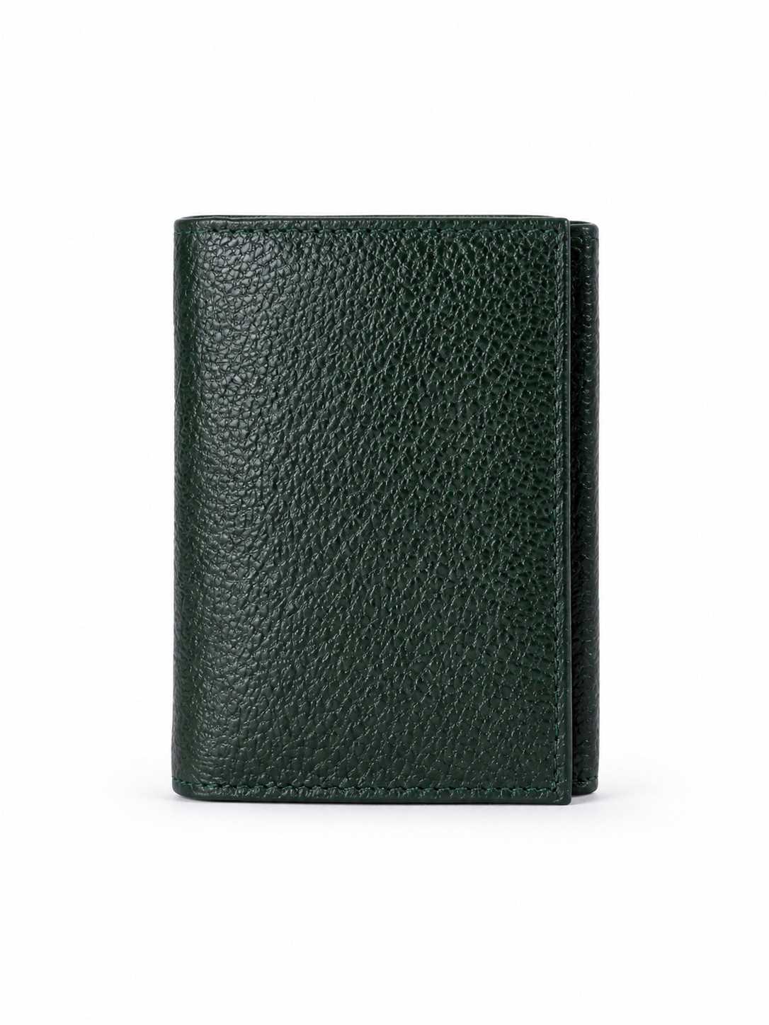 ALW Genuine Leather Trifold Wallet | Men's Compact Bifold with Multiple Card Slots