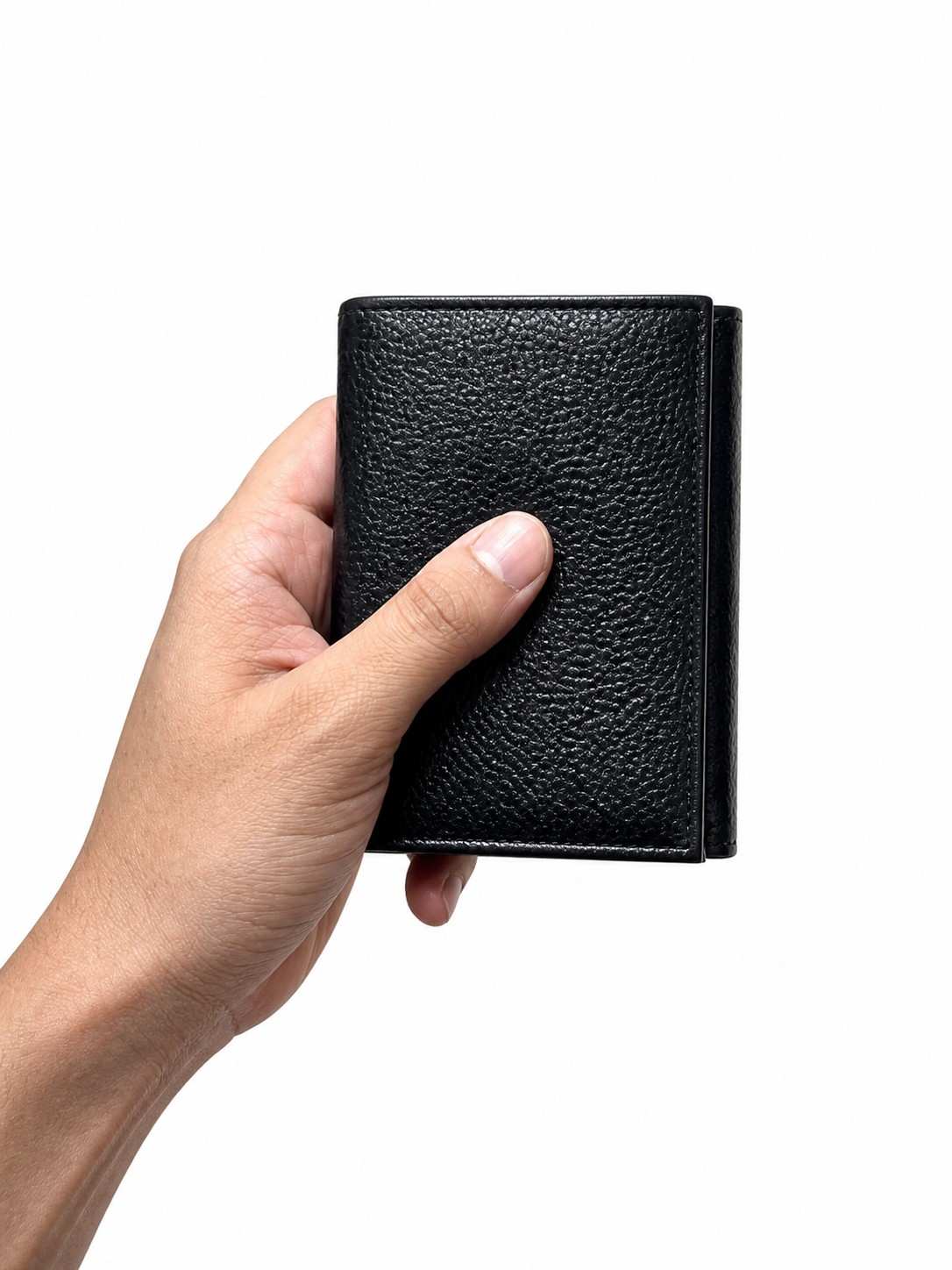 ALW Genuine Leather Trifold Wallet | Men's Compact Bifold with Multiple Card Slots