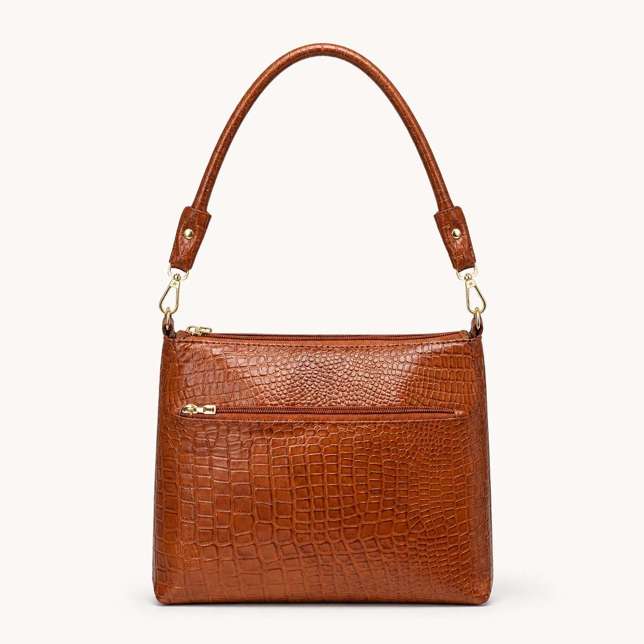 ALW Croco Collection - Textured Leather Multi-Way Shoulder Bag