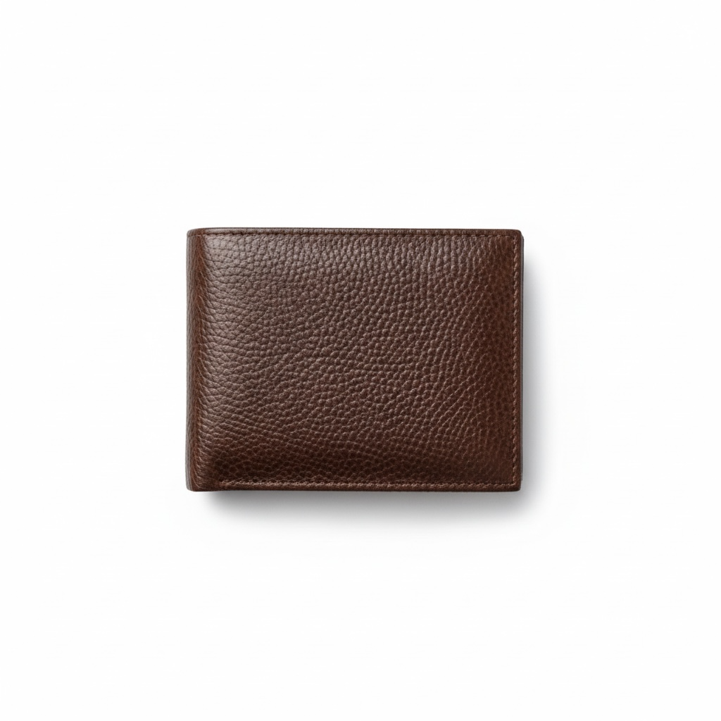 Men’s Genuine Leather Wallet – Slim Bifold with Multiple Card Slots