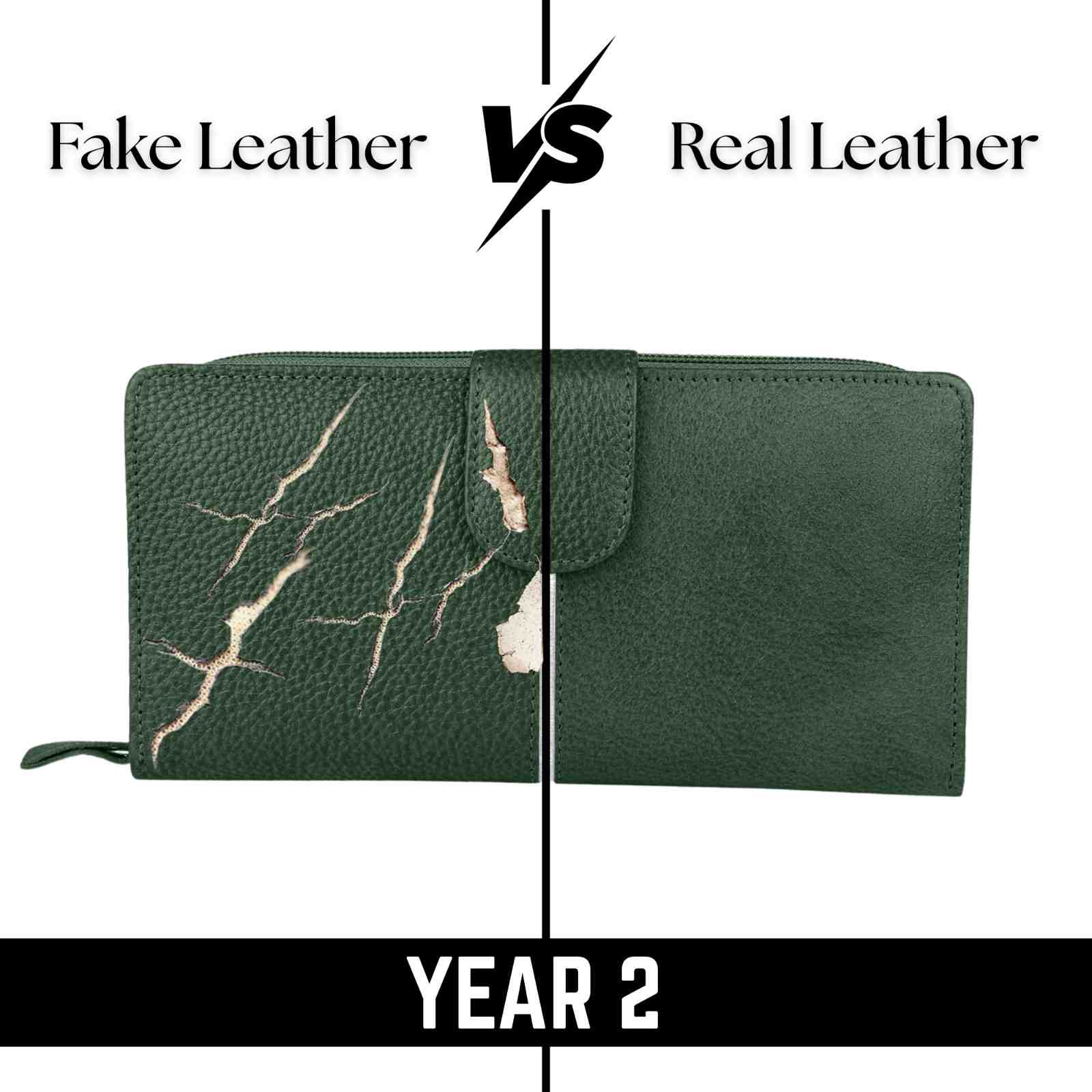 Ladis Leather Clutch, Long Wallet | Card Organiser