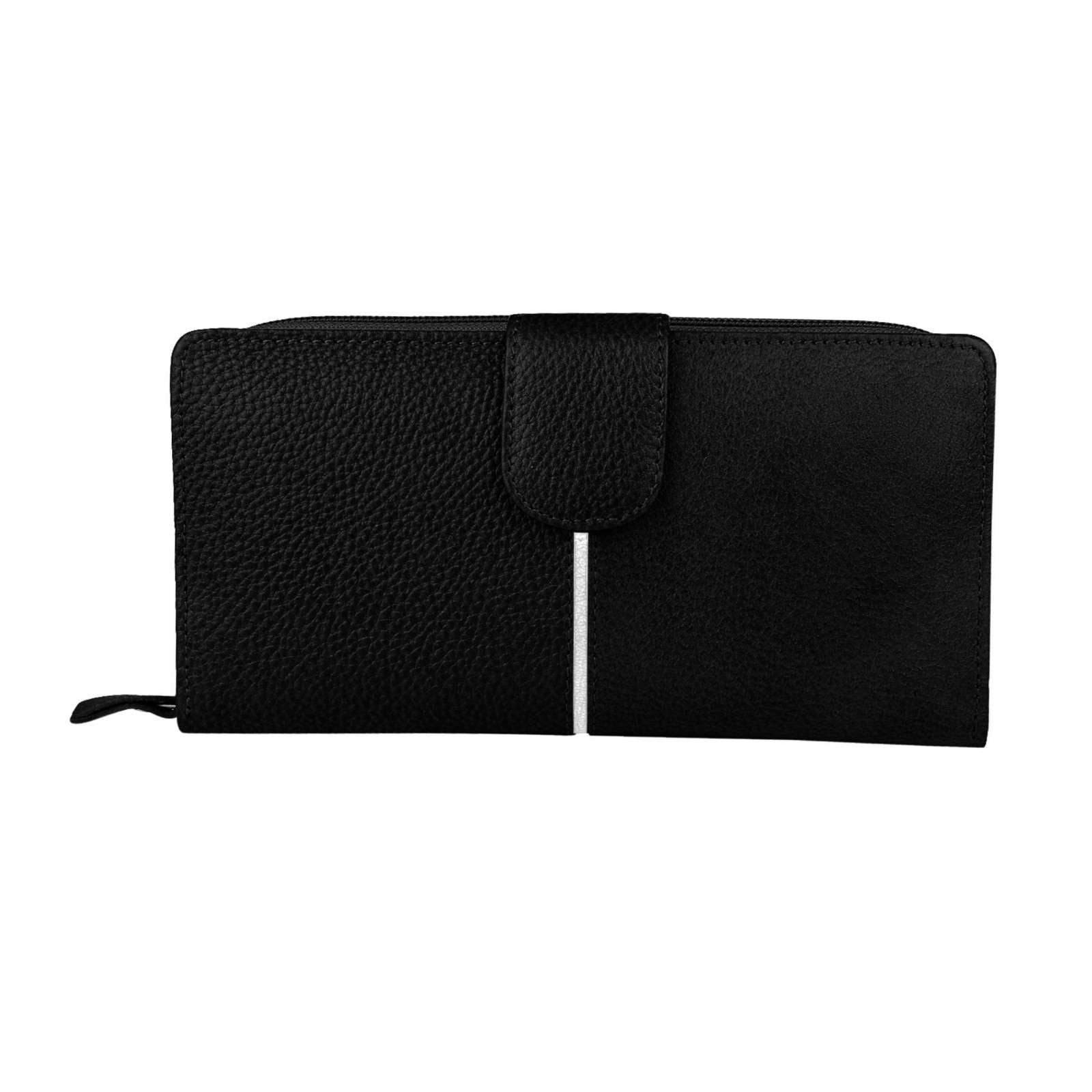 Ladis Leather Clutch, Long Wallet | Card Organiser