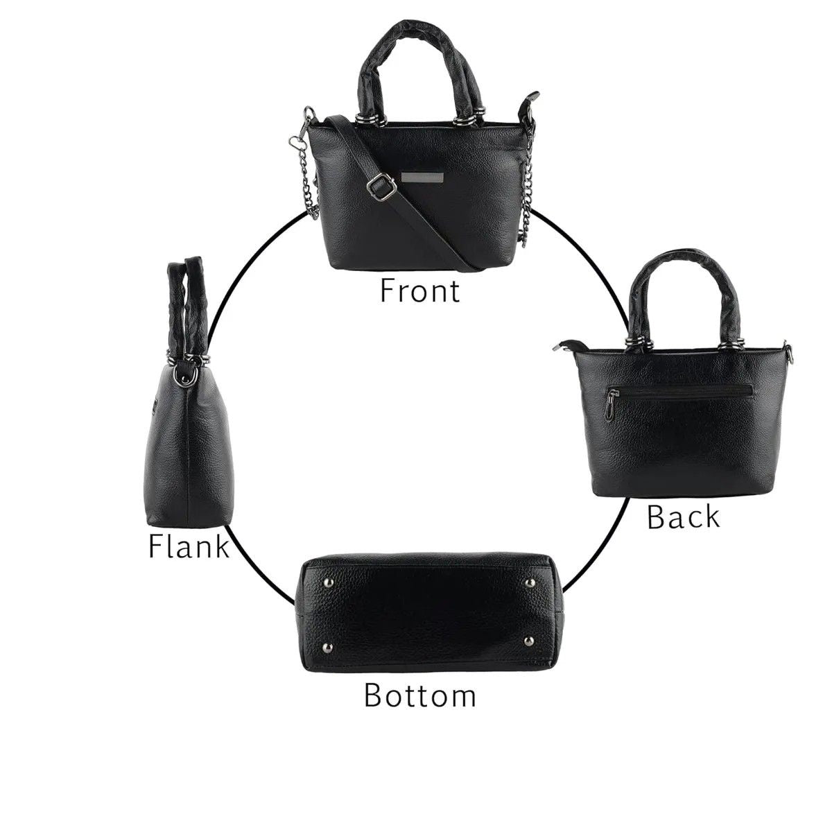 ALW Leather Women’s Handbag | Premium Soft Leather Top Handle Bag