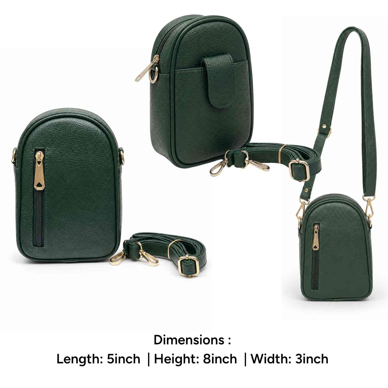 ALW Elegance - Genuine Leather Mini Crossbody Bag