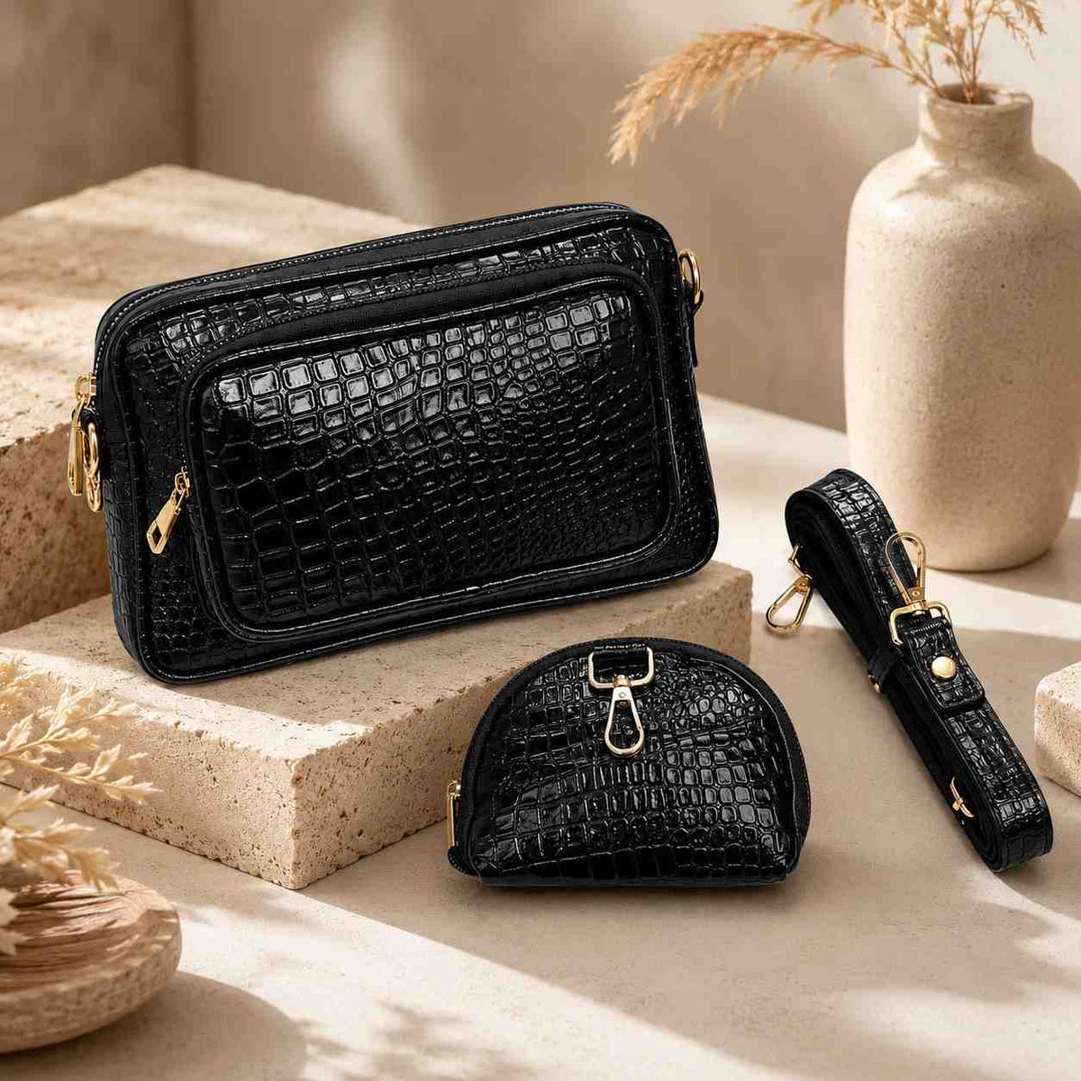 ALW Duo
Shoulder Bag with Mini Pouch