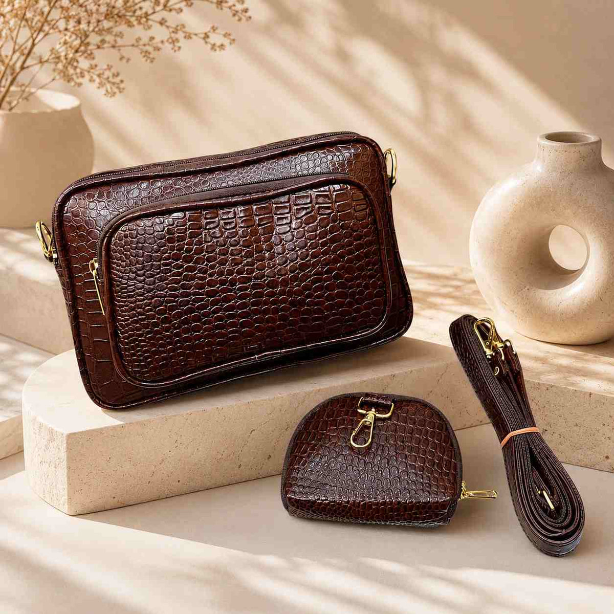 ALW Duo
Shoulder Bag with Mini Pouch
