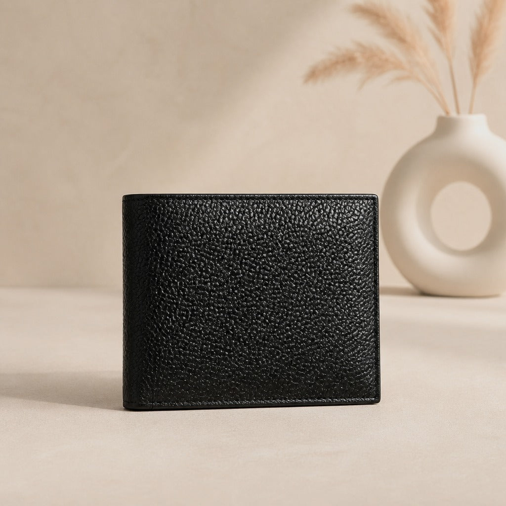 Men’s Genuine Leather Wallet – Slim Bifold with Multiple Card Slots