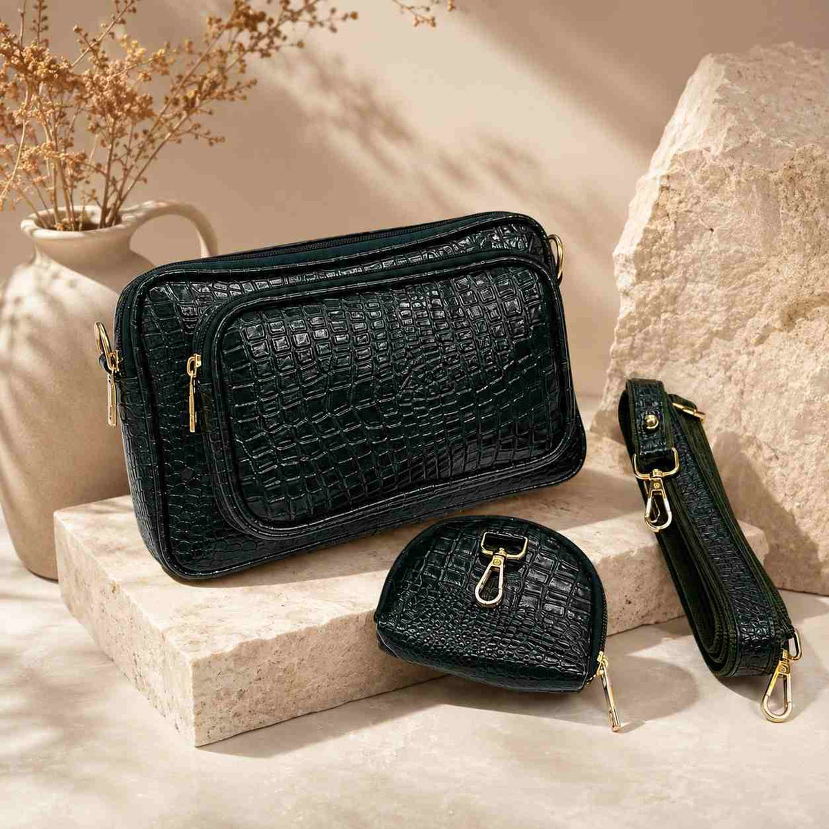 ALW Duo
Shoulder Bag with Mini Pouch