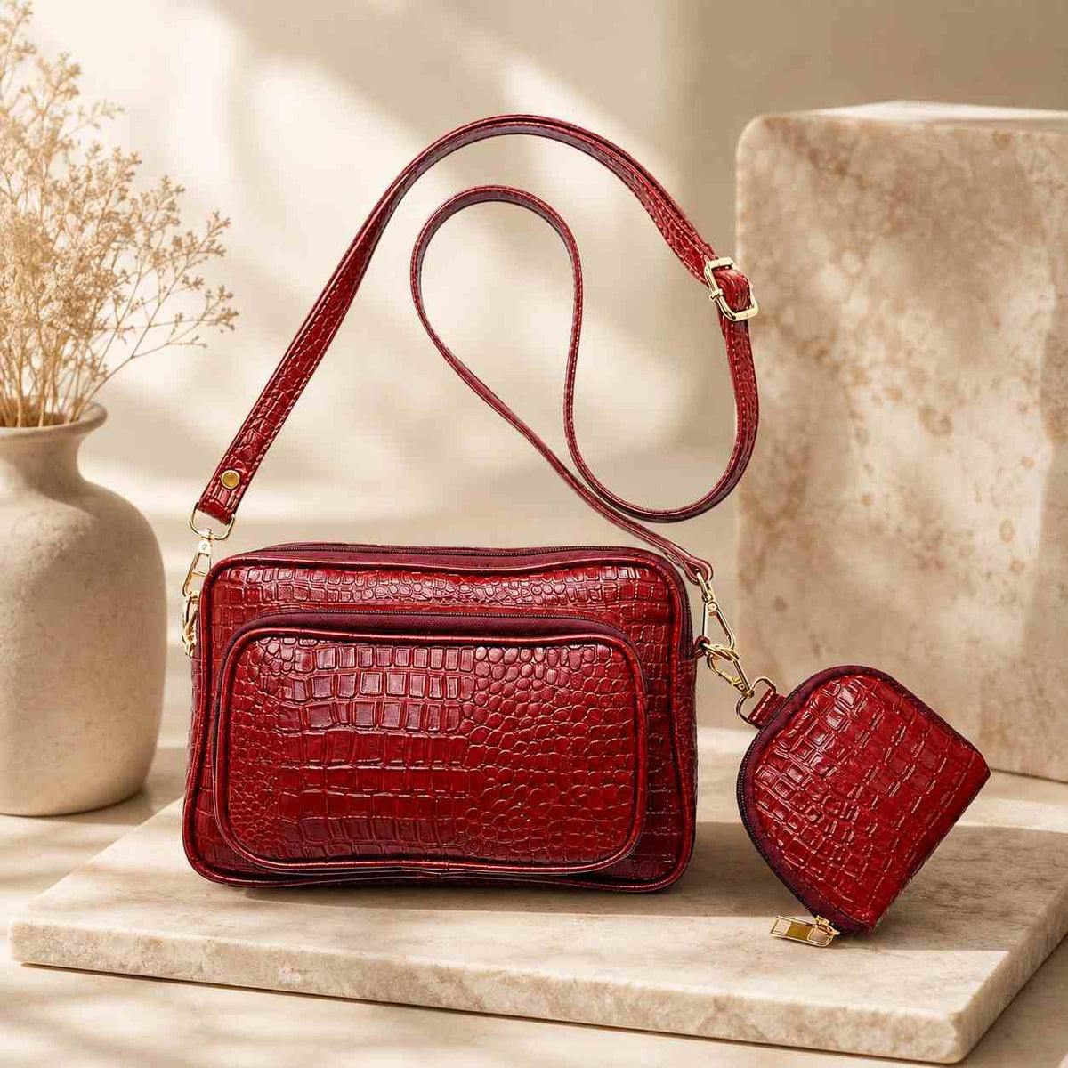 ALW Duo
Shoulder Bag with Mini Pouch