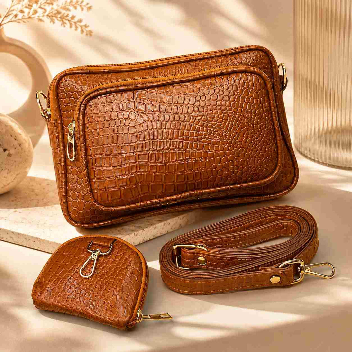 ALW Duo
Shoulder Bag with Mini Pouch